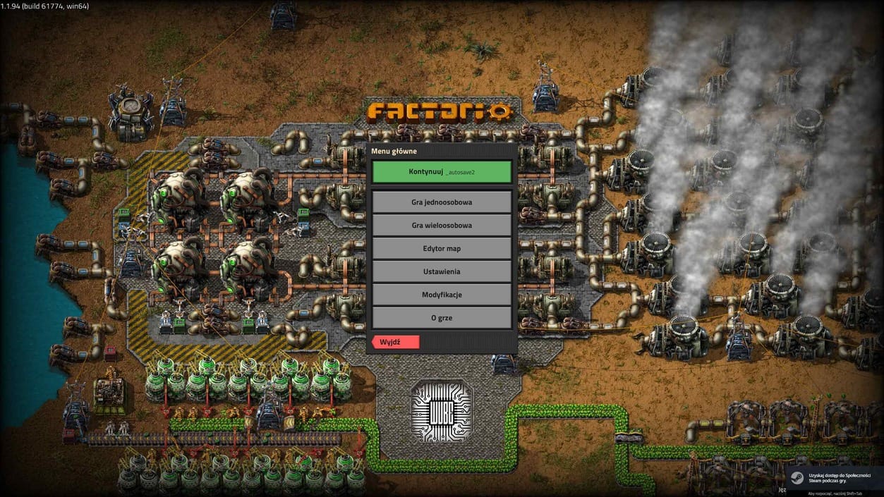 Factorio jedna z naszych ulubionych gier