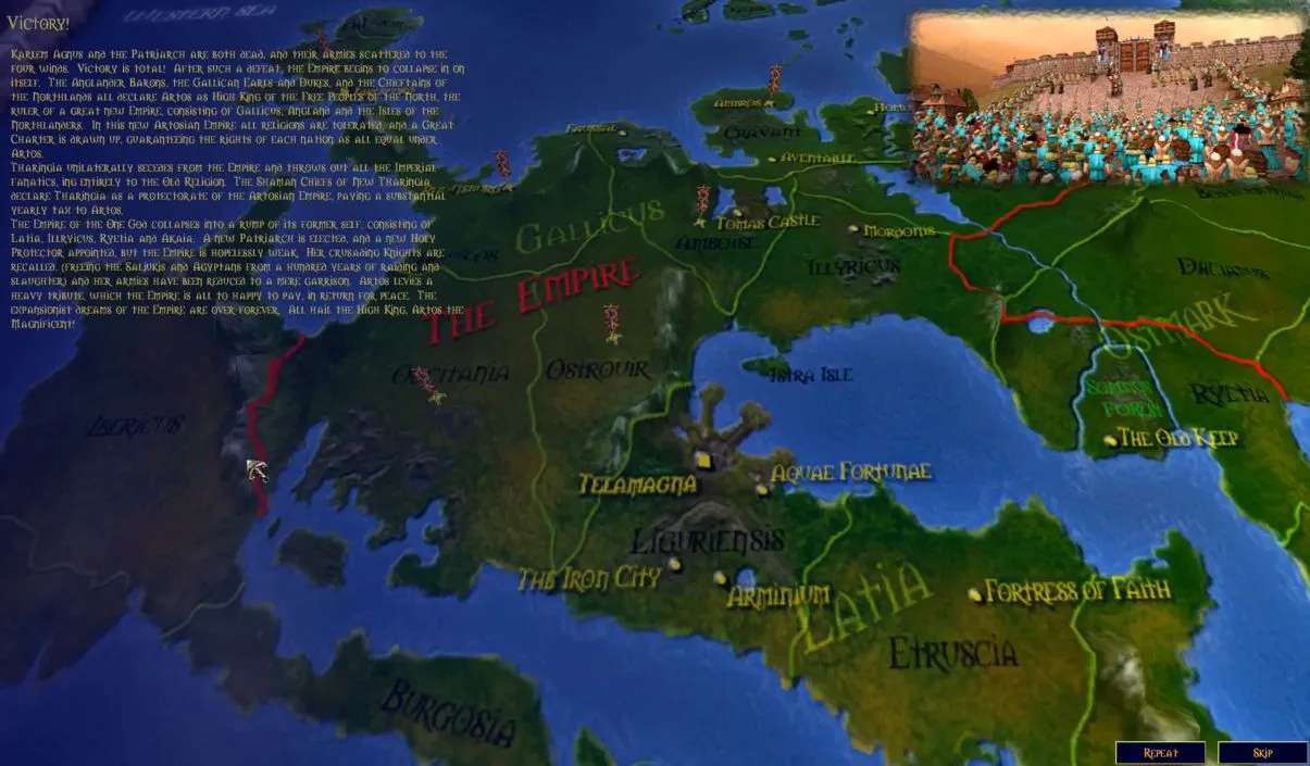 Warrior Kings - Fabuła